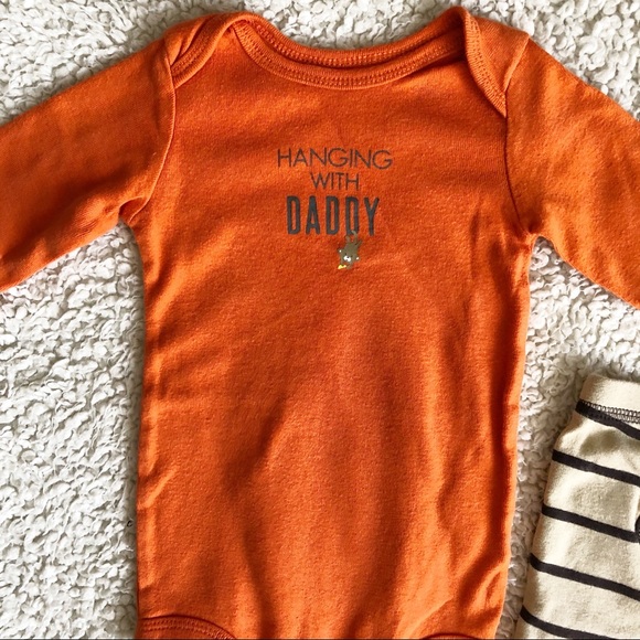 Carter’s Two-Piece Monkey Bodysuit & Pants Set - Picture 2 of 6